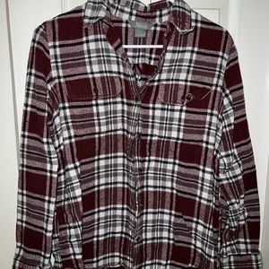 Flannel button down